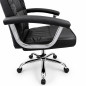 Scaun ergonomic directorial, inaltime reglabila 108-118 cm, rotativ, maxim 150 kg, negru Scaun ergonomic directorial, inaltime reglabila 108-118 cm, rotativ, maxim 150 kg, negru