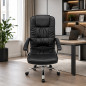 Scaun ergonomic directorial, inaltime reglabila 108-118 cm, rotativ, maxim 150 kg, negru Scaun ergonomic directorial, inaltime reglabila 108-118 cm, rotativ, maxim 150 kg, negru