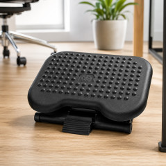 Suport ergonomic pentru picioare, antiderapant, inaltime reglabila, postura comoda birou