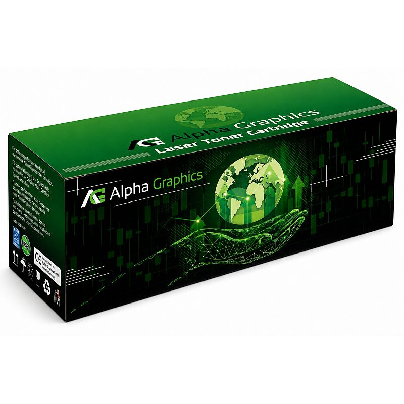 Cartus toner compatibil OKI 45807111 Alpha Graphics Laser, negru, 12.000 pagini