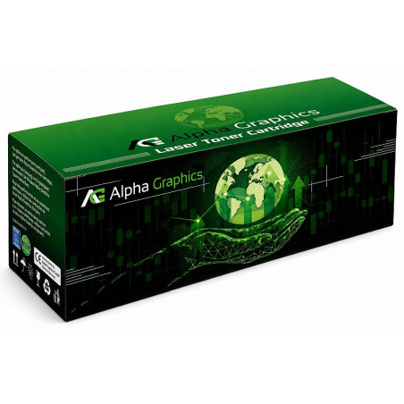 Cartus toner compatibil OKI 45807111 Alpha Graphics Laser, negru, 12.000 pagini