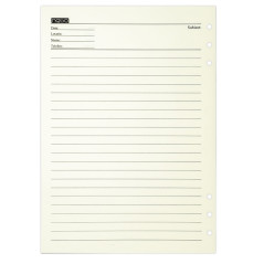Rezerva organizer A5 Nebo, 100 file liniate, 80 g/mp