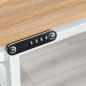 Cadru de birou electric dublu motorizat, inaltime reglabila 64-129 cm, memorare 4 pozitii, lungime 102 - 145 cm Cadru de birou electric dublu motorizat, inaltime reglabila 64-129 cm, memorare 4 pozitii, lungime 102 - 145 cm