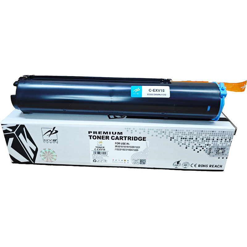 Cartus toner compatibil Canon C-EXV18 0386B002, negru, 8.000 pagini, HYB