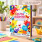Hartie colorata A4 80 g/mp, 100 coli, top 10 culori