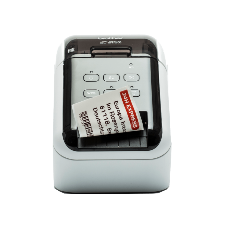 Imprimanta termicaBrother QL-810Wc, Wi-Fi, USB, AirPrint, 62 mm, negru si rosu