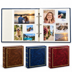 Album foto Classic 23x28 cm, 200 fotografii diverse formate, 50 pagini autoadezive, tip caiet mecanic