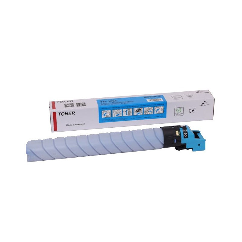 Cartus toner compatibil Konica Minolta TN-328, cyan, capacitate de 28.000 pagini