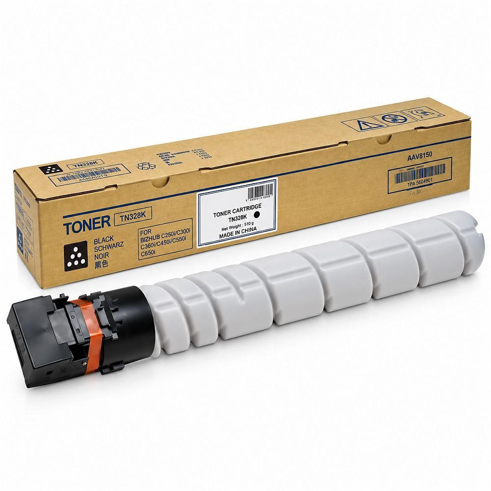 Toner compatibil Konica Minolta TN-328, negru, randament de 28.000 pagini