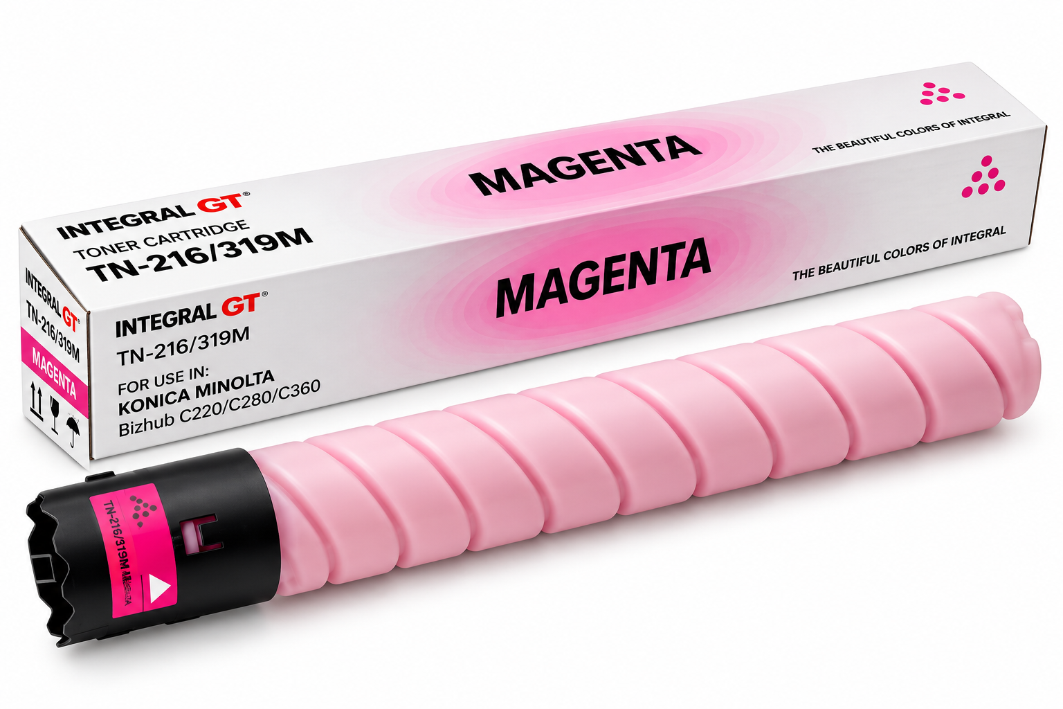 Cartus toner compatibil Konica Minolta TN-216, magenta, capacitate de 26.000 pagini