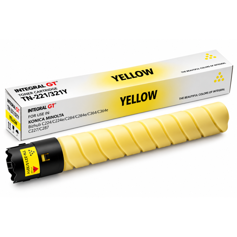 Cartus toner compatibil Konica Minolta TN-221, galben, 25.000 pagini
