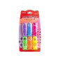 Marker evidentiator, mini, forma Animalute, set 6 culori, DACO