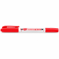Marker pentru CD/DVD, doua capete, varf 0,5 / 1 mm, rosu, DACO Marker pentru CD/DVD, doua capete, varf 0,5 / 1 mm, rosu, DACO