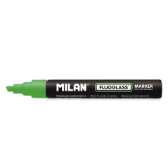 Marker pentru sticla, Fluoglass, verde, MILAN