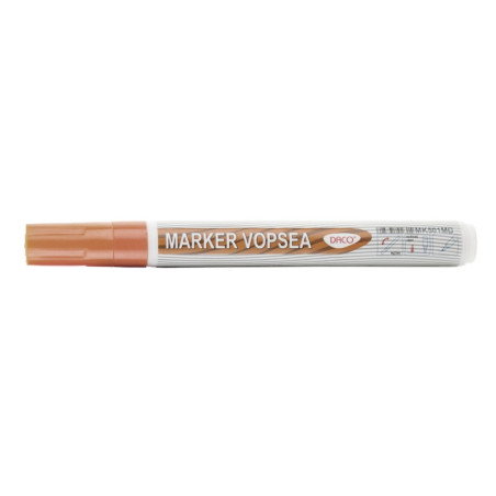 Marker cu vopsea, varf 1-2 mm, maro deschis, DACO