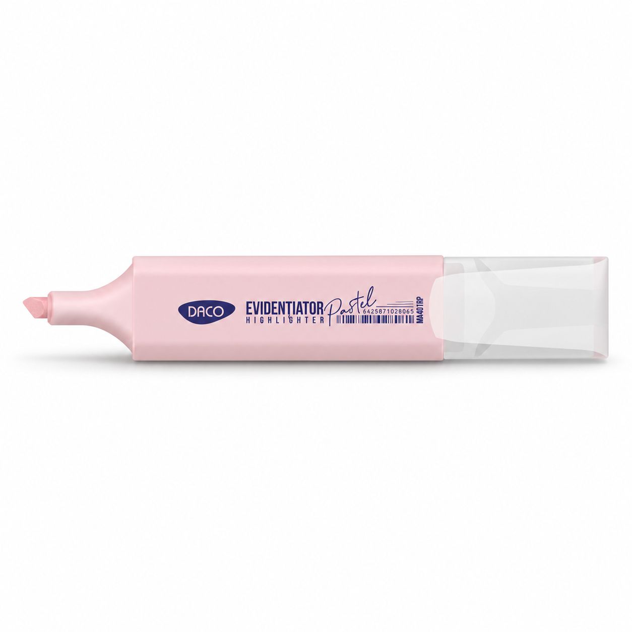Marker evidentiator, varf 2-5 mm, roz pastel, DACO