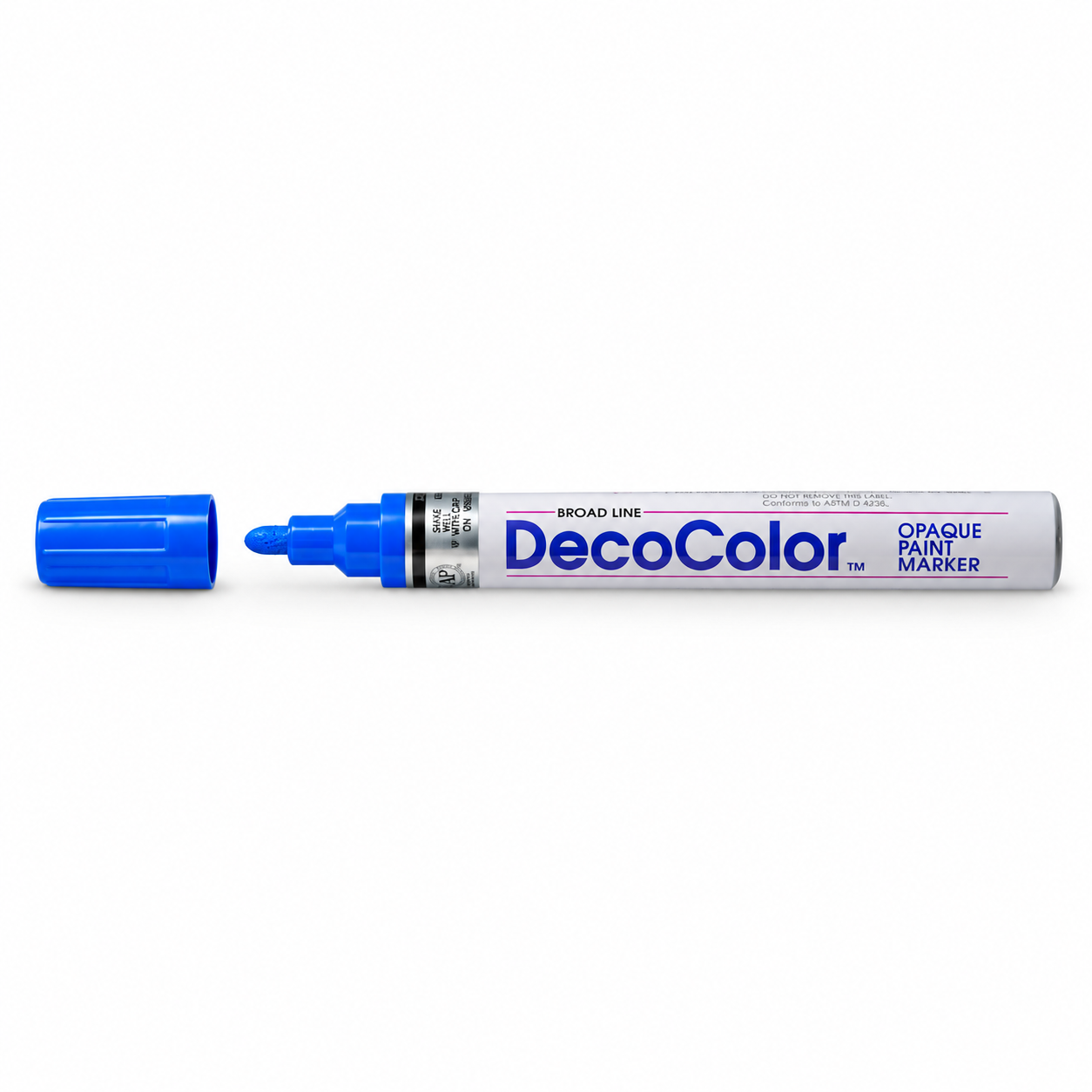Marker cu vopsea, varf 2-5 mm, albastru, MARVY