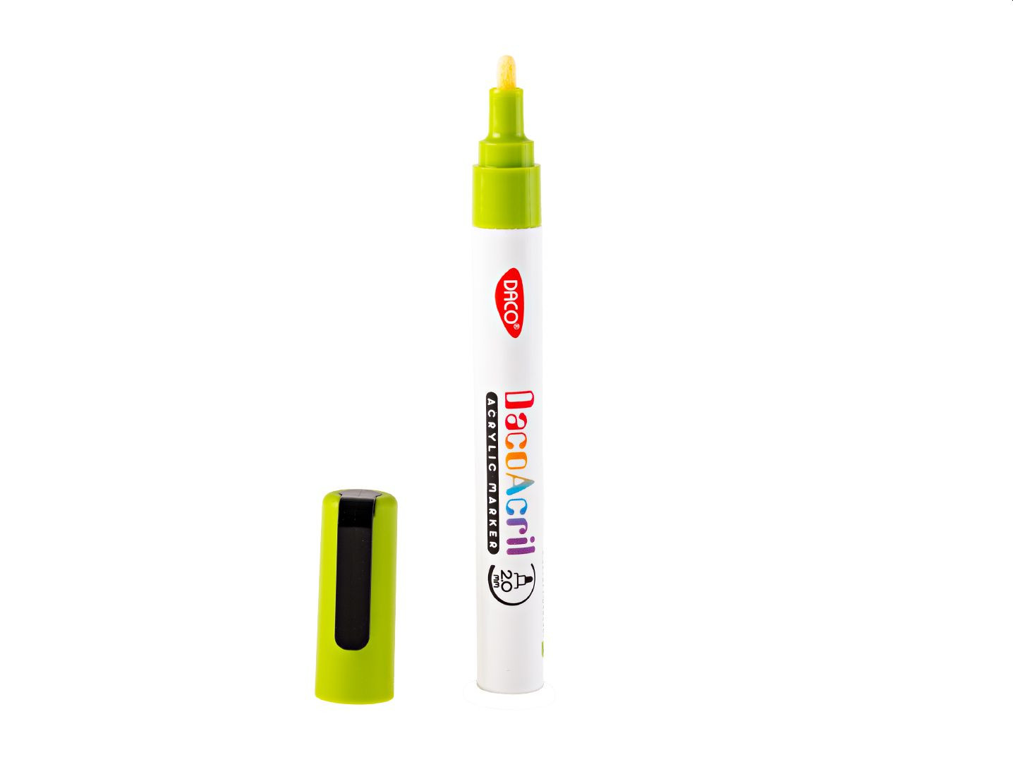 Marker acrilic, verde menta, uscare rapida, DACO