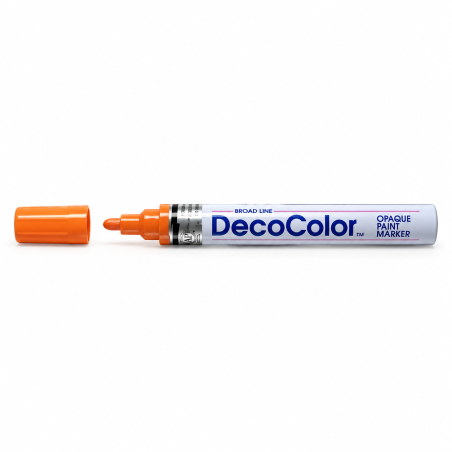 Marker cu vopsea, varf 2-5 mm, portocaliu, MARVY