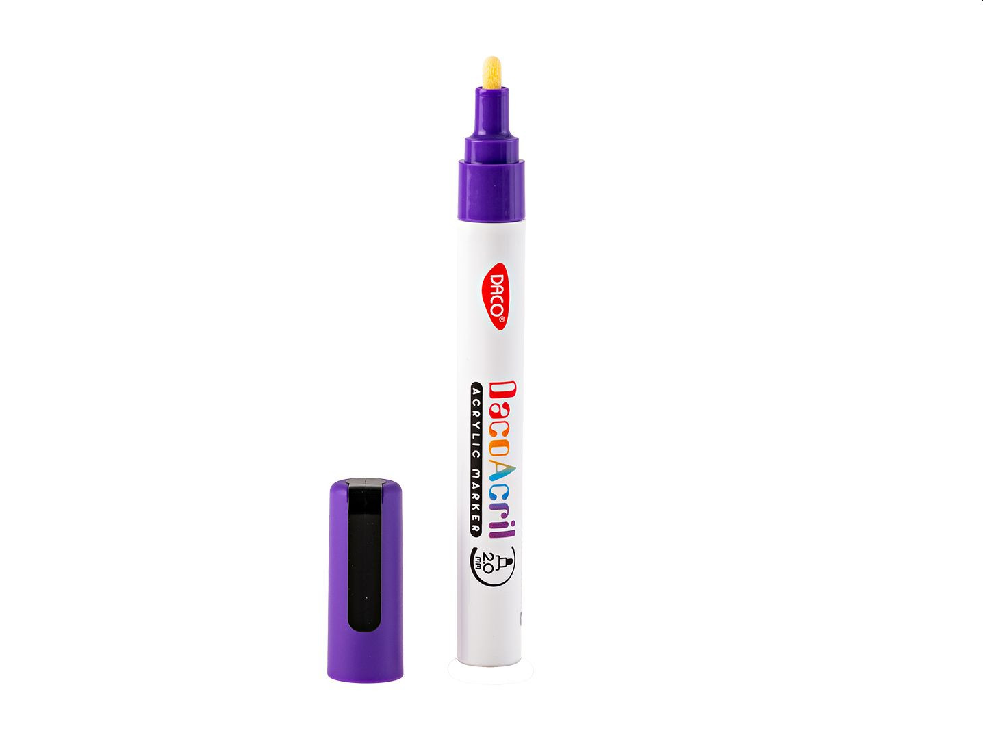 Marker acrilic, albastru cobalt, uscare rapida, DACO
