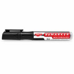 Marker pentru tabla magnetica, reincarcabil, negru, DACO