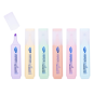 Marker evidentiator, pastel, set 6 culori, DACO Marker evidentiator, pastel, set 6 culori, DACO