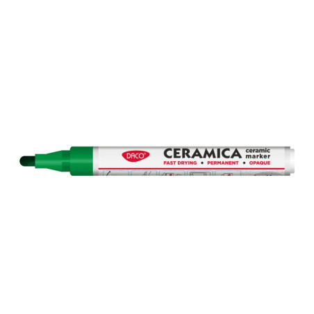 Marker pentru ceramica, verde, DACO
