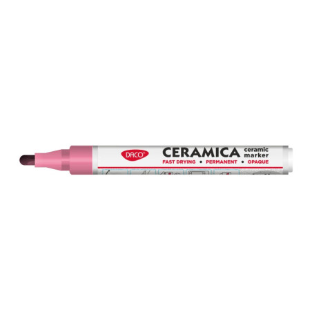 Marker pentru ceramica, roz, DACO
