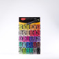 Display markere grafice, Art Duet, 180 bucati, DACO Display markere grafice, Art Duet, 180 bucati, DACO