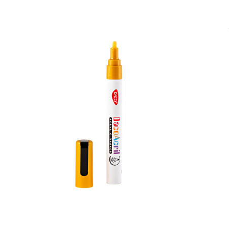 Marker acrilic, auriu metalizat, uscare rapida, DACO