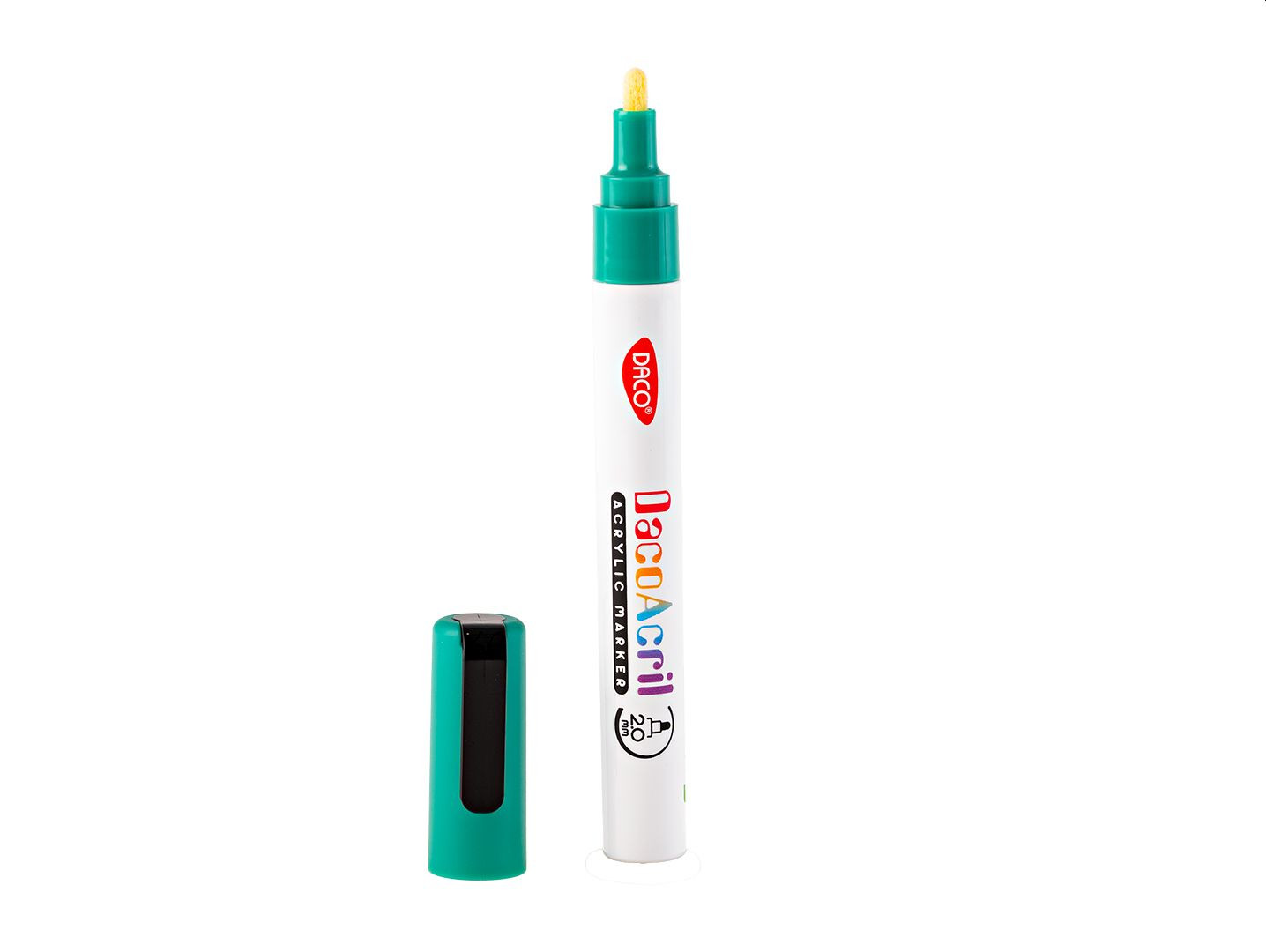 Marker acrilic Verde, uscare rapida, DACO