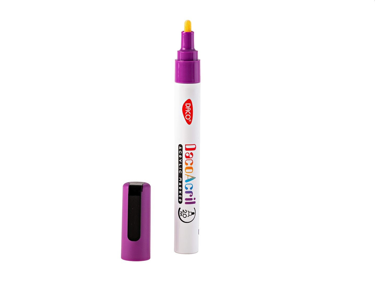 Marker acrilic mov, uscare rapida, DACO