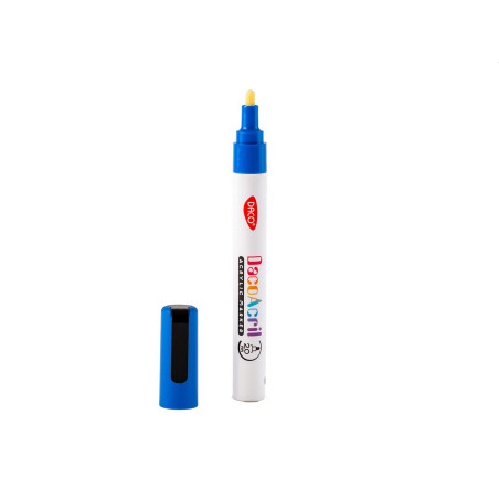 Marker acrilic albastru, uscare rapida, DACO