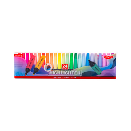 Marker evidentiator, set 24 bucati, DACO