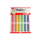 Display markere evidentiatoare, glitter, 72 bucati, DACO Display markere evidentiatoare, glitter, 72 bucati, DACO