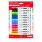 Marker pentru tabla magnetica, set 12 bucati, DACO Marker pentru tabla magnetica, set 12 bucati, DACO