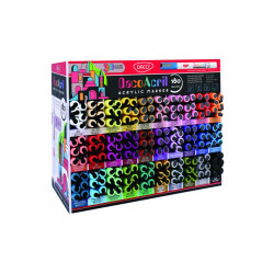 Display markere acrilice, 180 bucati, DACO