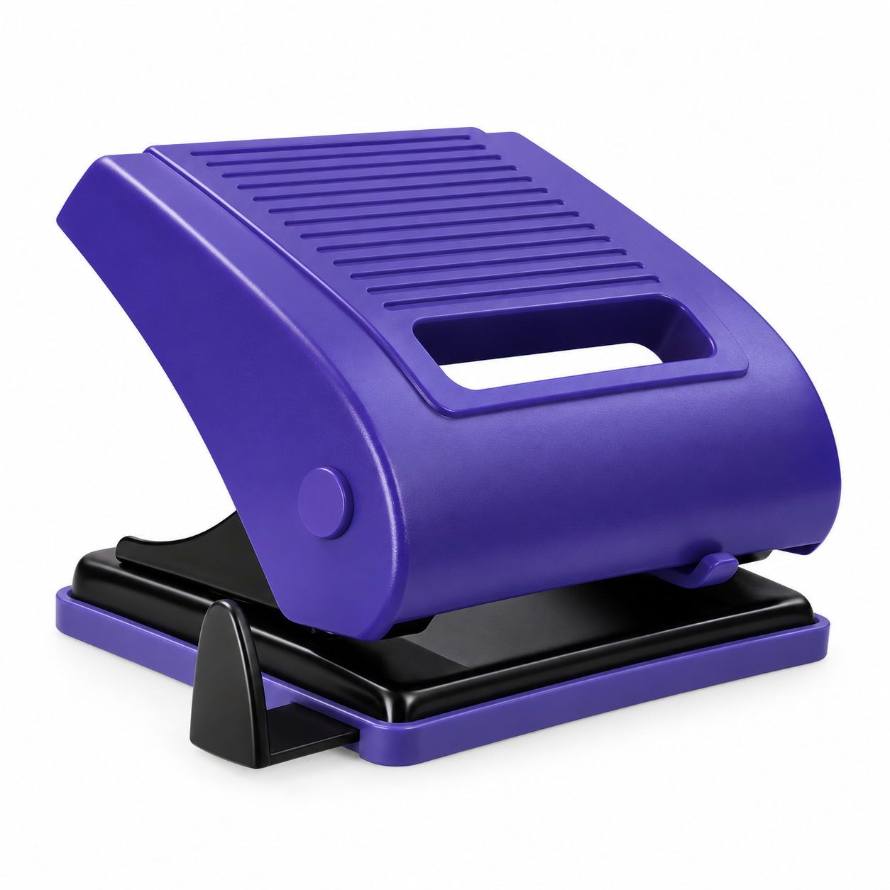 Perforator din plastic, 15 coli, albastru, MILAN