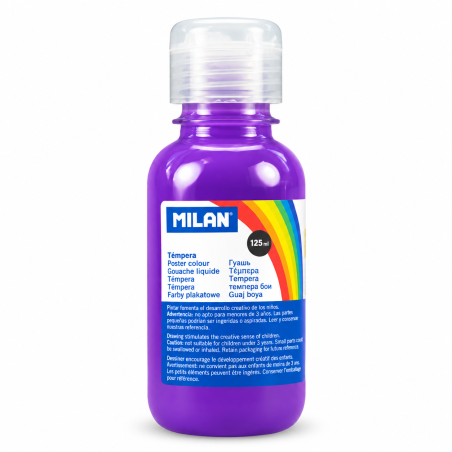 Culori tempera pentru pictura, violet, 125 ml, MILAN