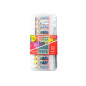 Culori tempera pentru pictura, 12 ml, set 12 culori, pensula inclusa, DACO