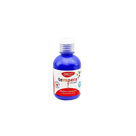 Culori tempera pentru pictura, albastru ultramarin, 250 ml, DACO