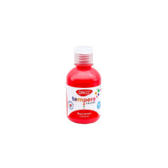Culori tempera pentru pictura, rosu carmin, 250 ml, DACO
