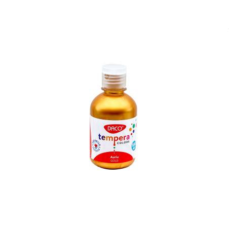 Culori tempera pentru pictura, auriu, 250 ml, DACO