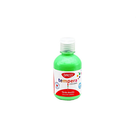 Culori tempera pentru pictura, verde deschis, 250 ml, DACO