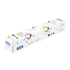 Acuarele pentru pictura cu degetele, pastel, set 6 culori x 40 ml, MILAN