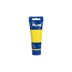 Vopsea acrilica pentru pictura, galben, 75 ml, MILAN