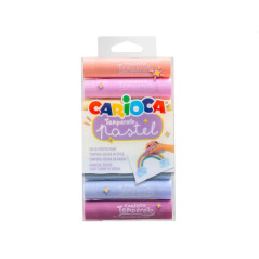 Culori tempera solide pentru pictura, pastel, set 8 culori x 10 g, CARIOCA