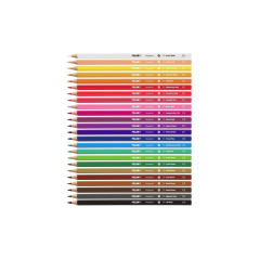 Creioane colorate in 24 culori pentru scoala si acasa, MILAN