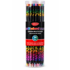 Creion multicolor Minicurcubeu pentru desene creative, DACO