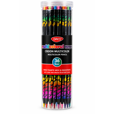 Creion multicolor Minicurcubeu pentru desene creative, DACO